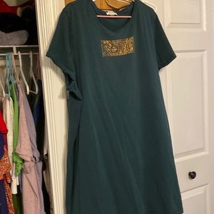 Calvin Klein T shirt Dress, size 3x